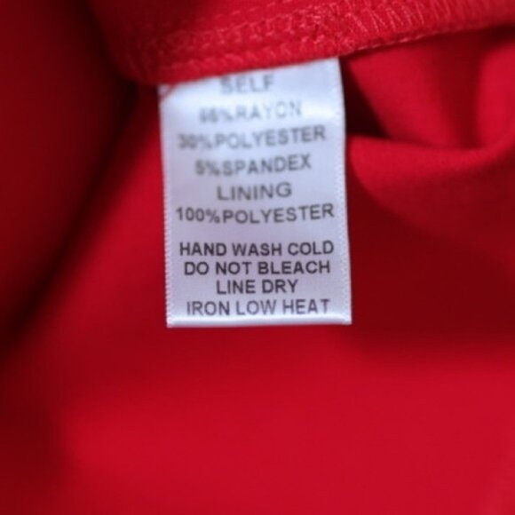 𝙁𝙍𝙀𝙀 🅽🅴🆆 Fashion Nova Hope You’re Happy Dress, asymmetrical red midi, M - Picture 12 of 14